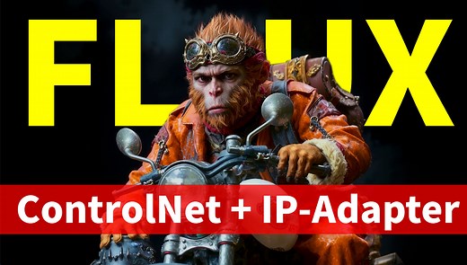 Flux Controlnet和IP-Adapter ComfyUI工作流教程详解 包括XLAB黑森林官方工作流以及K采样器工作流搭建 FLUX Canny V