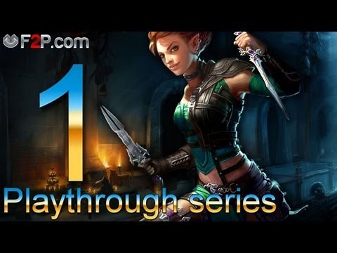 Neverwinter MMO gameplay walkthrough Episode #1 (1080p) - Rogue (Level 1-3)