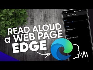 How to use read aloud on Edge Browser mobile