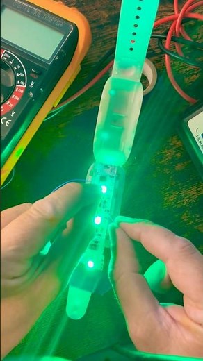 Getting my Coldplay LED wristband to light up at home 😊