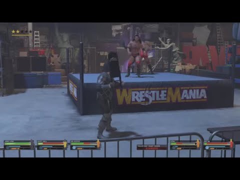 WWE 2K25 Jimmy VS Sid, Randy, Sting, DDP, Hall Req. 6-Way Backstage Brawl