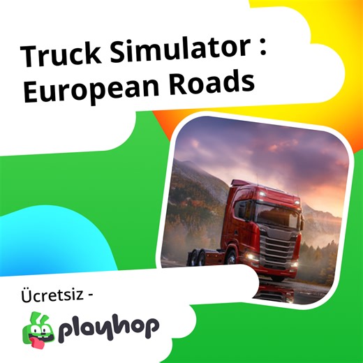 Truck Simulator : European Roads: Playhop'da Ücretsiz Çevrimiçi Oynayın