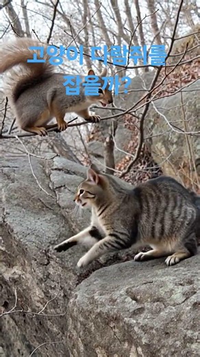 #Can a cat catch a squirrel?