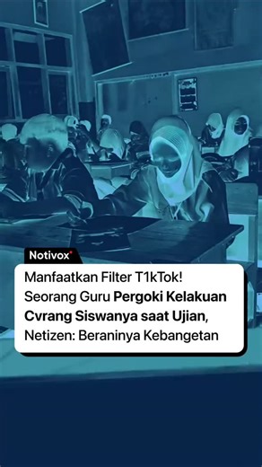 Notivox | Berita | Opini | Gen-Z on Instagram: "Plis kak, kamu duduk di depan loh 😭 Lain kali jangan diulangin, ya.. Cr: TT/komank910 ----------------------------- Budaya mencontek ditakutkan bakal ngebikin kamu terbiasa dan bergantung ke orang lain nantinya, termasuk saat sudah berkuliah dan harus berkutat dengan skripsi. Kalau udah bingung, mau nyontek siapa coba? Jika ada kebingungan dalam menyusun skripsi, lebih baik kamu konsultasikan di Bimbingan Skripsi Online Class Program. Ambil paket