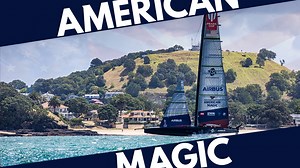 25K views · 510 reactions | American Magic were the first to launch a full-size test boat and the first to sail and foil an AC75. They were the first Challenger to set up in New Zealand and looked on track for a great regatta. However, it's PATRIOT's capsize and rebuild that has become their defining story of the 36th America's Cup. | America's Cup | Facebook