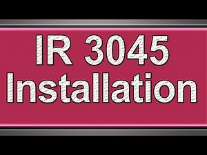 Canon ir3045 installation