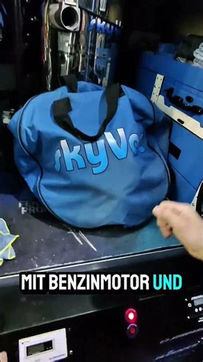 SkyVac Dachrinnenreinigung Vorbereitung.