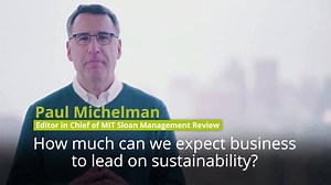 Be a part of a lively discussion with two of the leading voices in the sustainability debate. Sign up to live-stream the conversation on Nov. 1 → https://mitsmr.com/2O4cIuE | MIT Sloan Management Review
