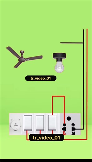 6 module board wiring 👍 #electrical #electrcal #electricalinstallation #edit #electrician