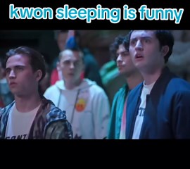 Kwon Sleeping Moments in Cobra Kai