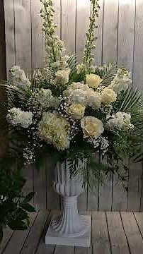 church wedding arrangement Darlene's flowers Berkshire NY florist