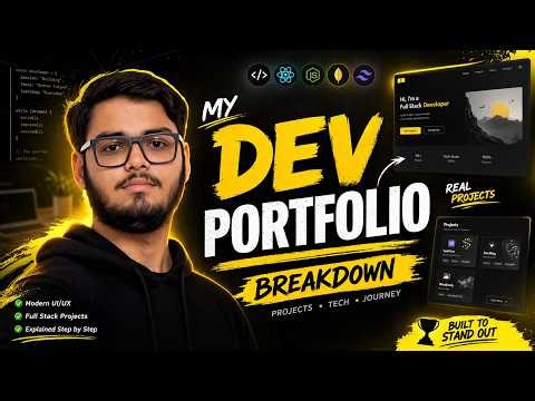 🚀 Engineering a Production-Grade Developer Portfolio | Complete Breakdown