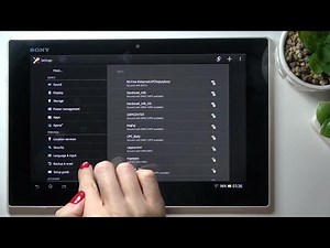 How to Change Language on Sony Xperia Tablet Z - Set Up Language