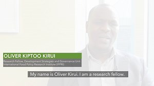 This new “Faces of IFPRI” video features Oliver Kirui, a Research Fellow in IFPRI’s Development Strategies and Governance Unit, based in Nairobi, Kenya. In this video Oliver describes his work in the Sudan Strategy Support Program, shares important advice he received early in his career, and explains how IFPRI has helped him grow professionally. “Faces of IFPRI” is our new video series showcasing the diversity of talent, geographies, and research interests across the Institute. This series marki