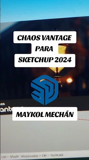 SketchUp 2024 y plugin Chaos Vantage para renders ultra realistas para arquitectos #render