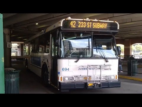 Bee Line Bus: 2006 Orion V #694 on the 42 @ New Rochelle Transit Center
