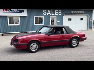 SOLD - 1985 Ford Mustang GT Convertible 5.0L 5 Speed for sale at Pentastic Motors