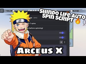 Arceus X Shindo Life Auto Spin Script 😎