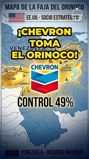 🇻🇪 Chevron TAKES OVER the Orinoco Belt in Venezuela #chevron #venezuela #oil #news #shorts