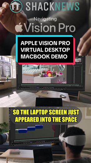 Apple Vision Pro Virtual Desktop MacBook Demo