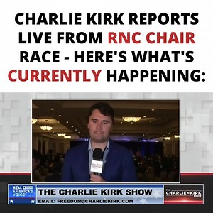 Charlie Kirk Reports Live From RNC Chair Race He breaks down what's happening on the inside. Subscribe to The Charlie Kirk Show: http://apple.co/2VCxGsh | Charlie Kirk