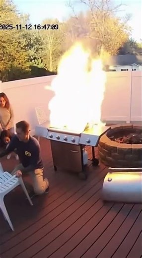Squirrel Blows Up Backyard BBQ