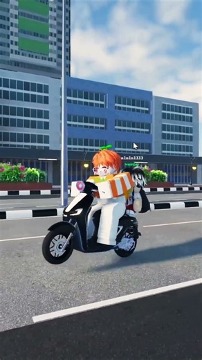 Olen Popping Wheelies With Nini After School! #robloxshorts #robloxroleplay #roblox