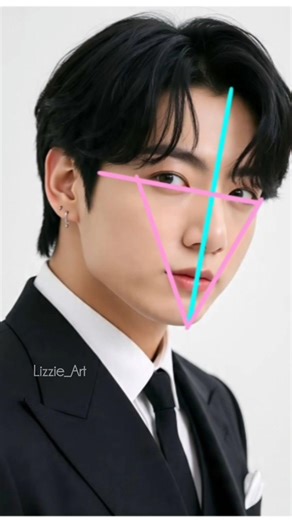 How to draw Jung Kook 💜 | BTS Fanart #Shorts #kpop #art