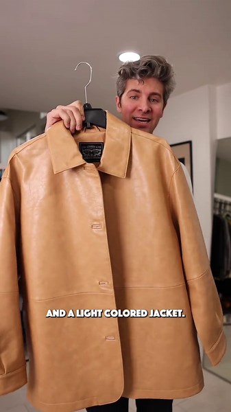 Easy Fashion Hack with Dark Pants and Light Jacket