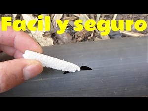 LA MEJOR IDEA PARA TAPAR Y SELLAR AGUJEROS enTUBERIAS DE DESAGUE