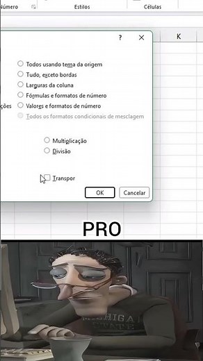 O método que facilita a mudança de estrutura da sheet no Excel