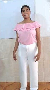 pantalón recto resultado de las clases de costura básic #costuraamano