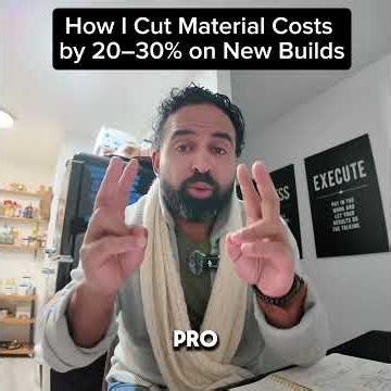 The Material Cost Hack Most New Developers Miss