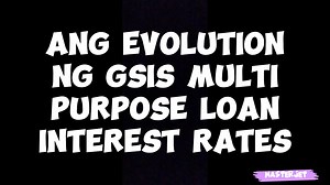 Evolution of GSIS MPL interest rates #masterjet #deped #teachers #loans #gsis | MasterJet