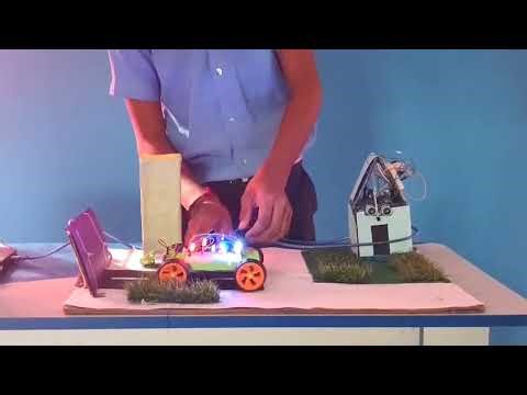 SMART PARKING SYSTEM AND THEIF DETECTOR USING LED DISTANCE INDICATOR