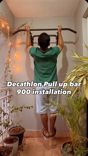 Ashish Trivedi on Instagram: "If you wanna setup a home gym, this Decathlon Corength Pull up bar 900 is a must! Full Installation video is out on my YouTube channel! Use code - ASHISHT10 to get your Coitonic apparels on discount #decathlon #pullup #homegym #installation #doityourself"