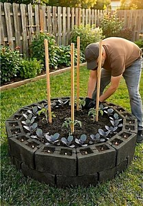 Self-Sustaining Raised Garden Bed: Grows Food Fast!