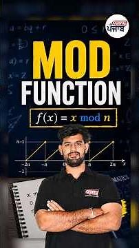Mod Function Mathematics 🔥 Easy Concept Explained