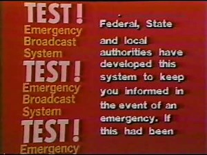 KRON NBC 4 - EBS Test - 1986