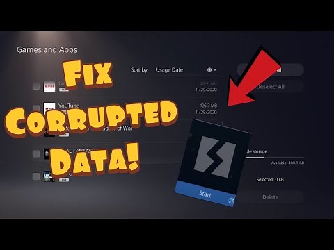 How To Delete Corrupted Data On PS5 Fix!