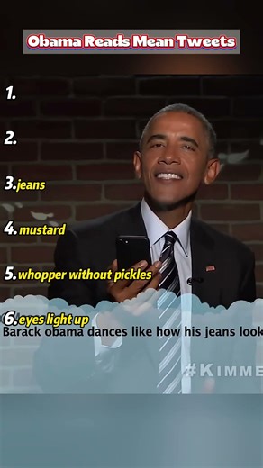 Ranking The Best Barack Obama Reading Mean Tweets On Jimmy Kimmel #funnyvideo #funny #celebrity