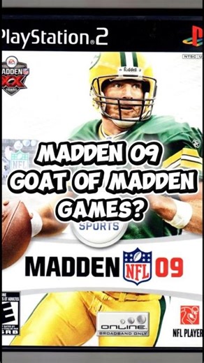 IS MADDEN 09 THE GOAT? #madden #viral #youtubeshorts #shorts #youtubeshort