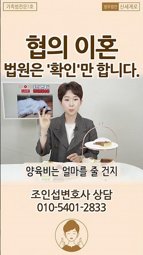 협의 이혼, 법원은 '확인'만 합니다!