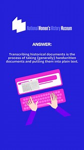 5.1K views · 46 reactions | This #WomensHistoryMonth, help us transcibe Clara Barton's papers! | National Women's History Museum | Facebook