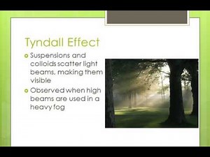 Mixtures Solutions, Suspensions, Colloids