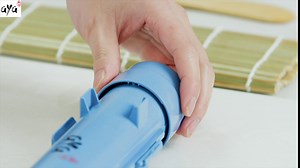 aya Sushi Making Kit - Original Eco Sushi Kit Max - All Natural Eco-friendly - Biodegradable Plastic - Sushi Mats - 5 Pairs of Chopsticks - 1 Bazooka - 1 Nigiri Maker