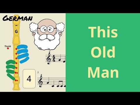 This Old Man | German Soprano Recorder Tutorial by Notes to Play
