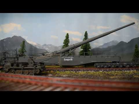 HobbyBoss 1:72 Railway Gun Leopold