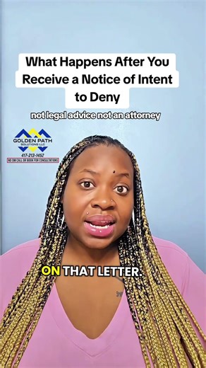 What happens after you receive a NOTICE TO DENY YOUR GREENCARD