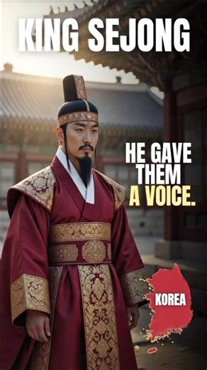 The King Who Gave His People a Voice | King Sejong the Great | Korea #shorts #korea #kingsejong